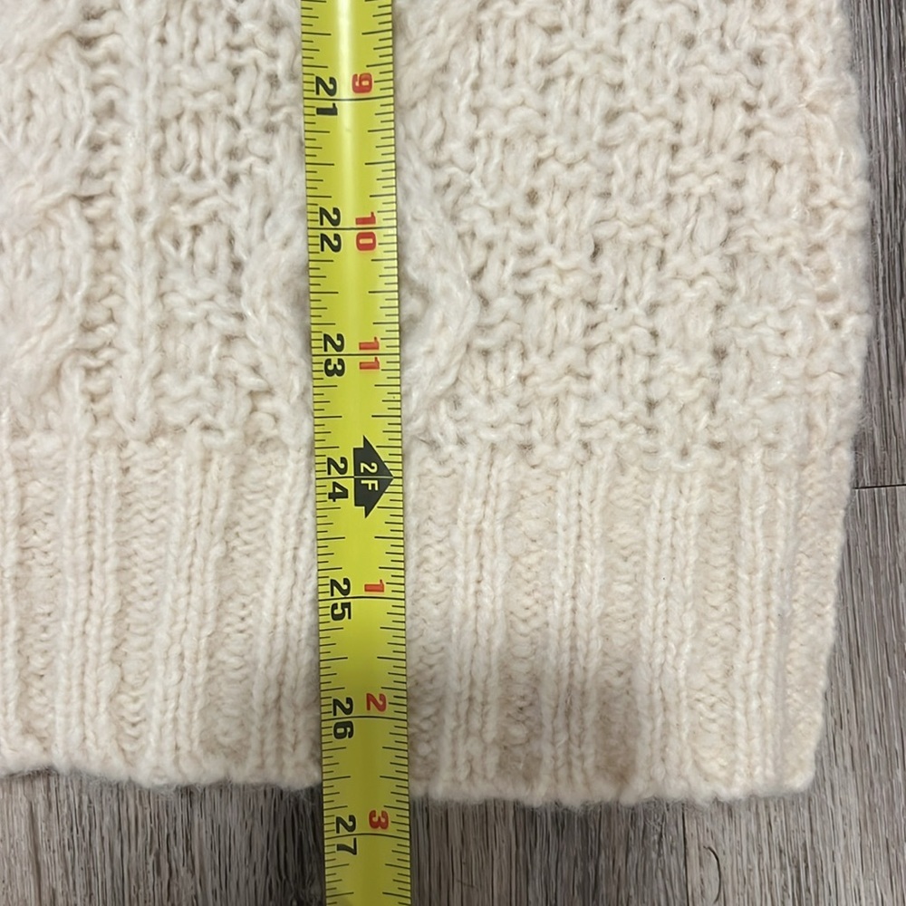 Gap Wool/Camel Hair Turtle Neck With Buttons Knit Sweater​ - Picture 10 of 13